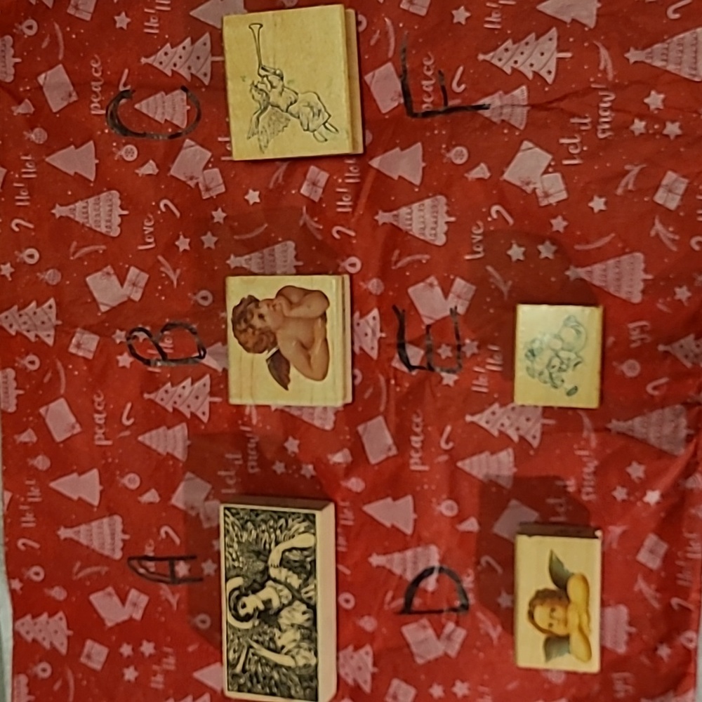 Angels/Cherubs 5 STAMPS